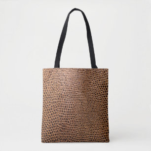 Bolso De Tela fondo de cuero oscuro
