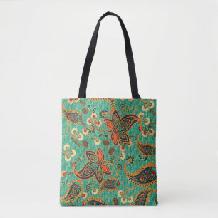 Bolso De Tela fondo de diseño de butta étnica