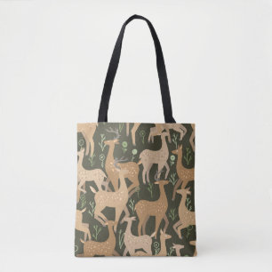 Bolso De Tela Fondo de escritorio Escandinavo Deer Forest