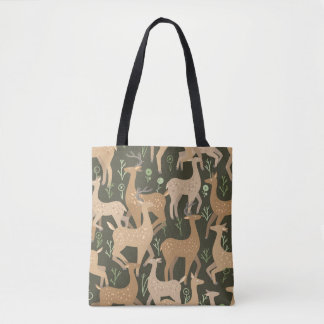 Bolso De Tela Fondo de escritorio Escandinavo Deer Forest