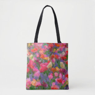 Bolso De Tela Fondo de ilustracion colorido con diferente tu