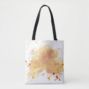 Bolso De Tela fondo de la acuarela