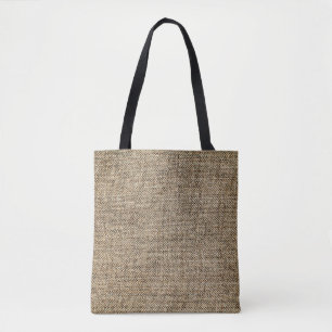 Bolso De Tela Fondo de lino natural, bagaje, beige