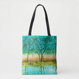 Bolso De Tela fondo de paisaje hermoso, colorido, otoño, beauti