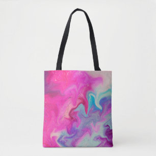 Bolso De Tela Fondo de pintura mixta