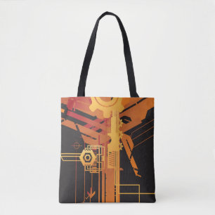 Bolso De Tela Fondo de semitono técnico