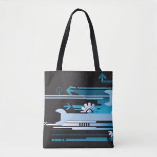 Bolso De Tela Fondo de semitono técnico 3