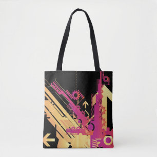 Bolso De Tela Fondo de semitono técnico 7