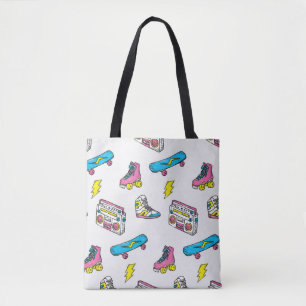 Bolso De Tela Fondo de tema vintage con patinaje radial para zap