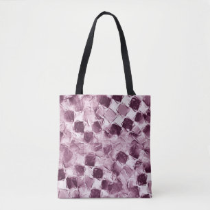 Bolso De Tela Fondo de textura húmeda con mosaico. Dibujo de man