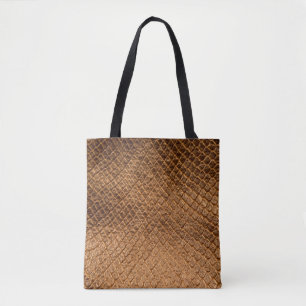 Bolso De Tela Fondo de textura ondulada cuero de serpiente de br