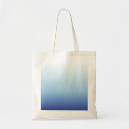 Bolso De Tela Fondo degradado azul minimalista