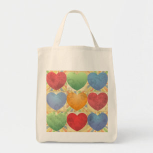 Bolso De Tela Fondo del corazón