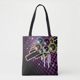 Bolso De Tela Fondo del Grunge