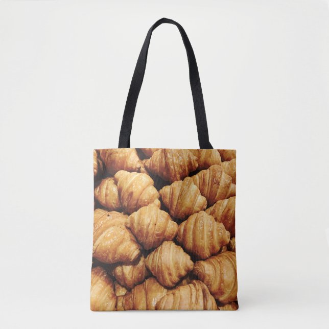 Bolso De Tela Fondo del pan: Ilustracion de alimentos básicos (Anverso)