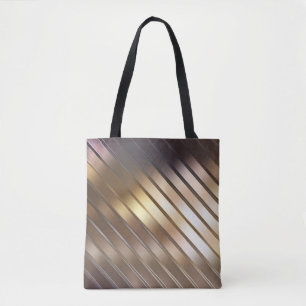 Bolso De Tela Fondo diagonal de oro abstracto y elegante.