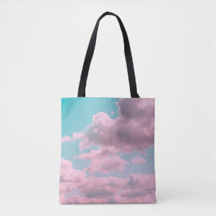 Bolso De Tela Fondo estético con un hermoso cielo turquesa 