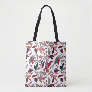 Bolso De Tela Fondo floral