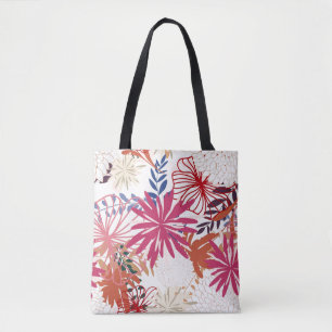 Bolso De Tela Fondo floral 3