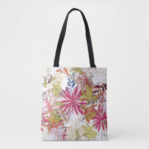 Bolso De Tela Fondo floral 6