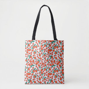 Bolso De Tela Fondo floral folclórico vintage. Viñeta sin foco p