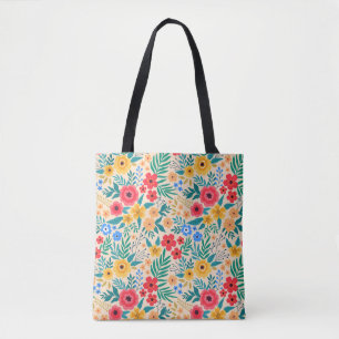 Bolso De Tela Fondo floral vintage. Patrón vintage sin foco