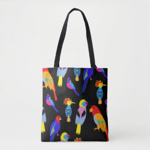 Bolso De Tela fondo ininterrumpido vintage con b tropical exóti