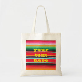 Bolso De Tela fondo mexicano poncho serape