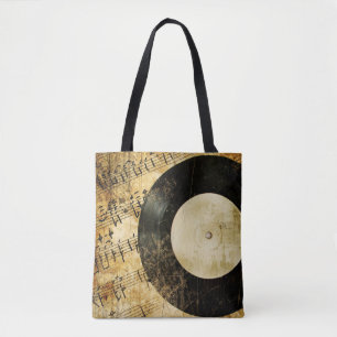 Bolso De Tela fondo musical vintage