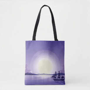 Bolso De Tela Fondo oceánico