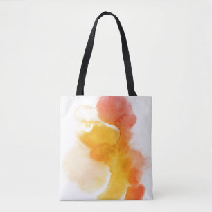 Bolso De Tela Fondo pintado a mano 13 de la acuarela abstracta