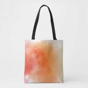 Bolso De Tela Fondo pintado a mano 15 de la acuarela abstracta