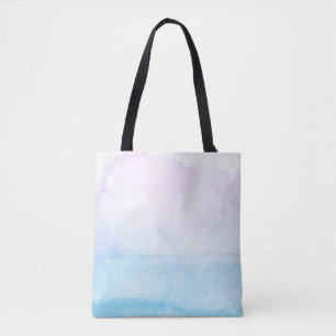 Bolso De Tela Fondo pintado a mano 18 de la acuarela abstracta
