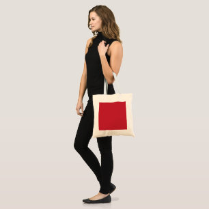 Bolso De Tela Fondo Rojo Oscuro