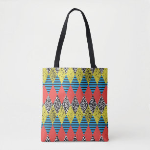 Bolso De Tela Fondo sin problemas con rhombus