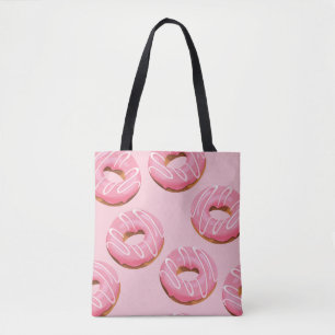 Bolso De Tela Fondo transparente de donuts acristalados