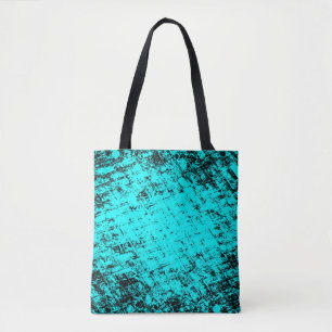 Bolso De Tela Fondo turquesa de color gris. elema de semitono