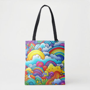 Bolso De Tela Fondos de arcoíris
