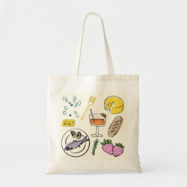 Bolso De Tela Foodie Minimalista