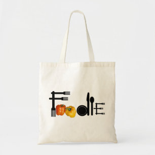 Bolso De Tela Foodie para el fondo ligero