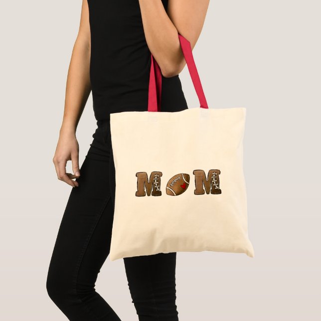 Bolso De Tela Football Mom Cute Trendy (Anverso (producto))