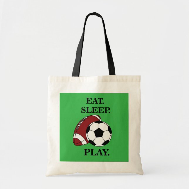 Bolso De Tela Football Soccer Player Coach  (Frente)