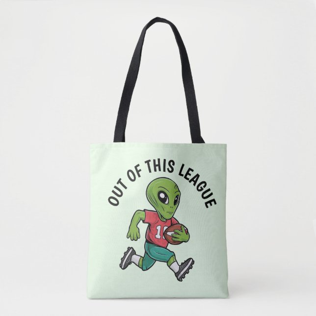 Bolso De Tela Footballer Alien (Anverso)