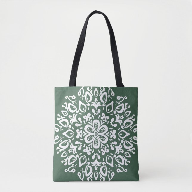 Bolso De Tela Forest Mandala (Anverso)