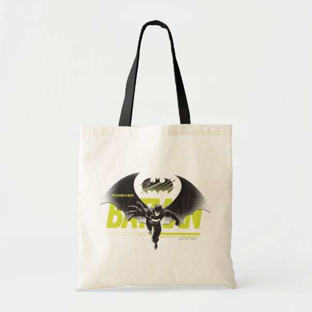 Bolso De Tela Forever Batman Alcanza Gráfica (Frente)