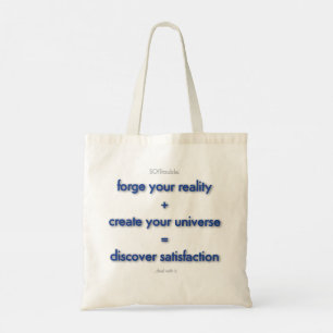 Bolso De Tela forjar tu realidad...
