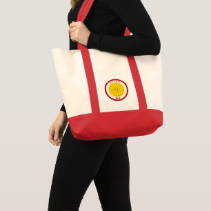 Bolso De Tela Forma de círculo del emblema imperial del sello de