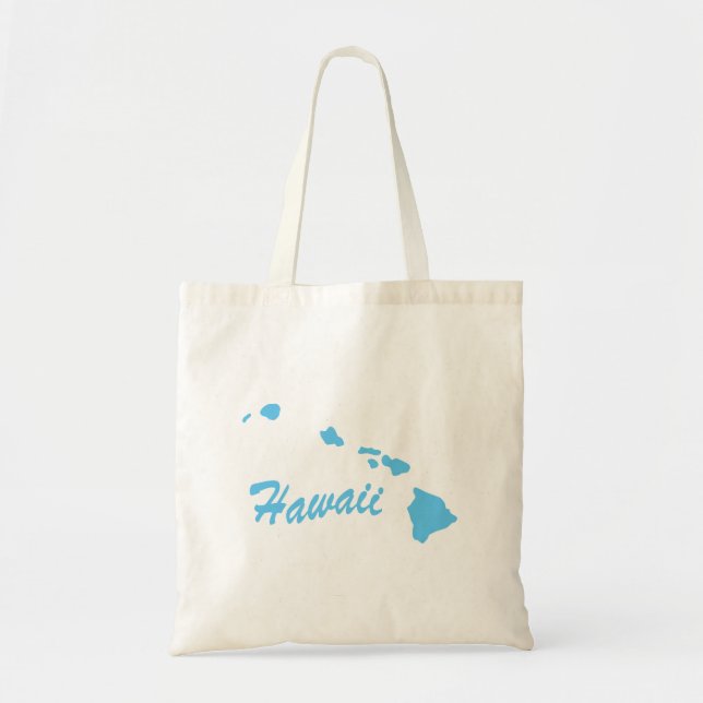 Bolso De Tela Forma Estado De Hawaii (Frente)