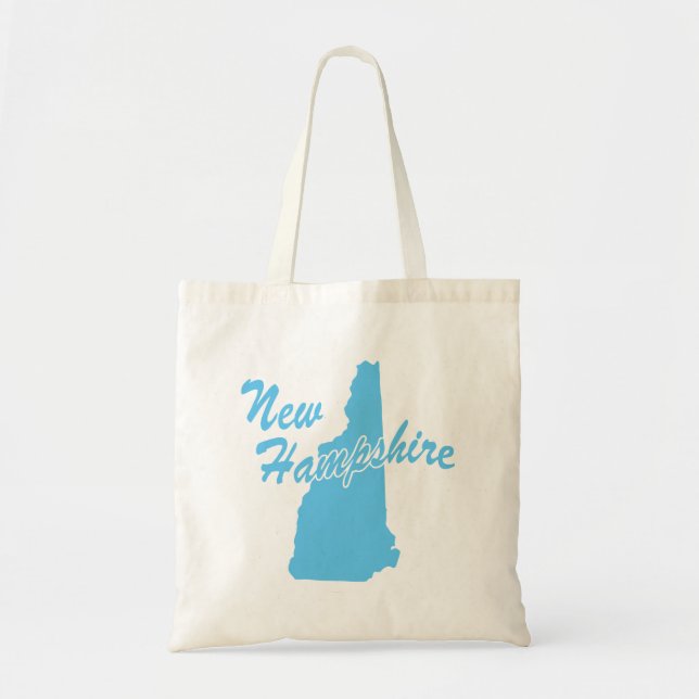 Bolso De Tela Forma Estado de Nuevo Hampshire (Frente)