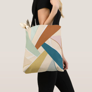 Bolso De Tela Forma geométrica abstracta